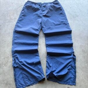 Vintage 70's baggy blue nike track pants